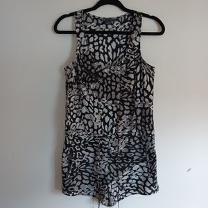 Armani Exchange leopard print romper, size 2